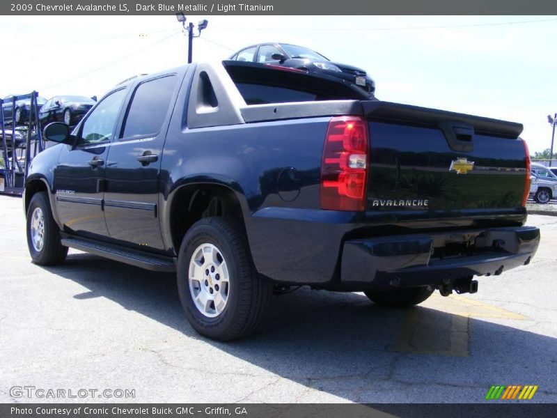 Dark Blue Metallic / Light Titanium 2009 Chevrolet Avalanche LS