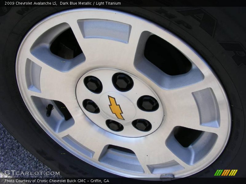 Dark Blue Metallic / Light Titanium 2009 Chevrolet Avalanche LS