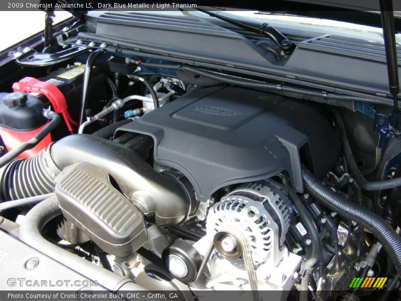 Dark Blue Metallic / Light Titanium 2009 Chevrolet Avalanche LS