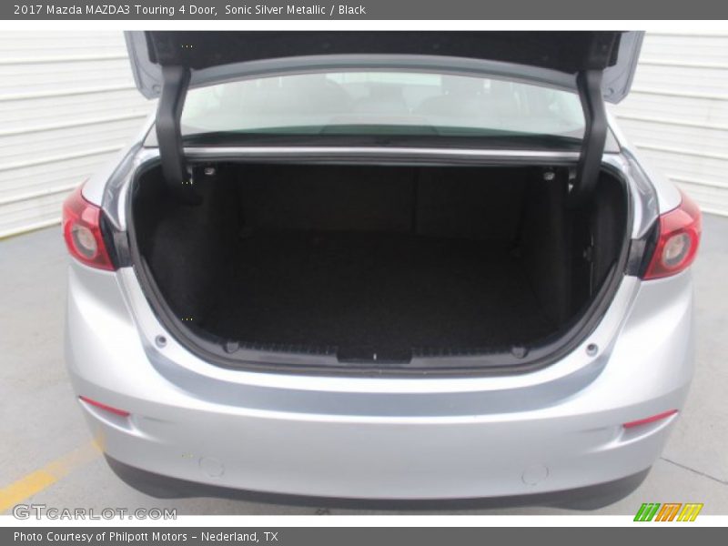 Sonic Silver Metallic / Black 2017 Mazda MAZDA3 Touring 4 Door