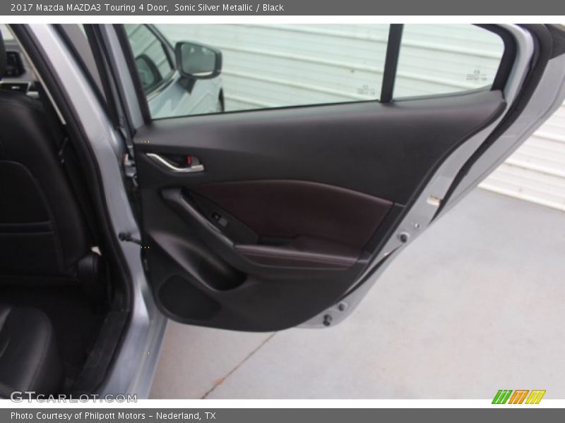 Sonic Silver Metallic / Black 2017 Mazda MAZDA3 Touring 4 Door