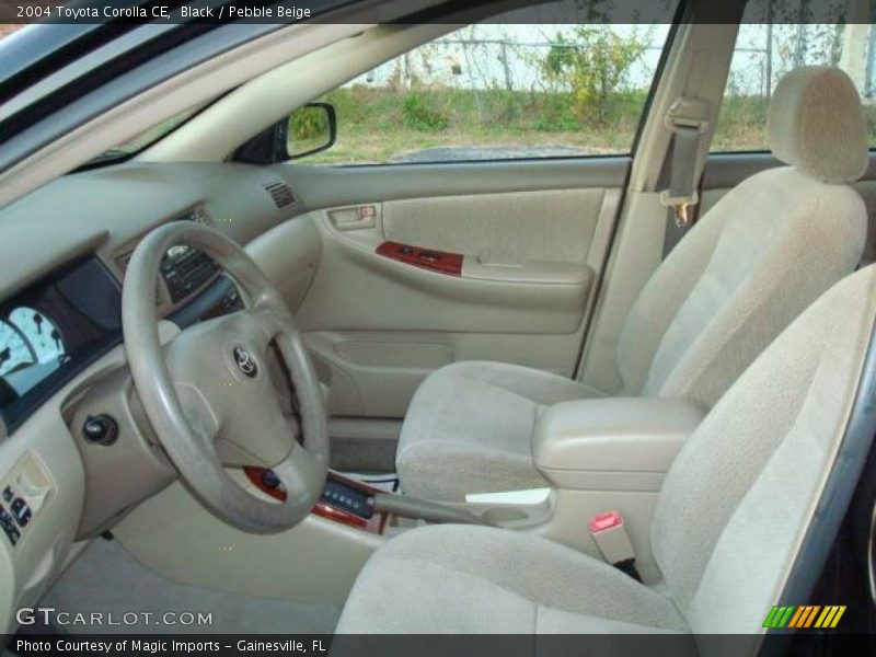 Black / Pebble Beige 2004 Toyota Corolla CE