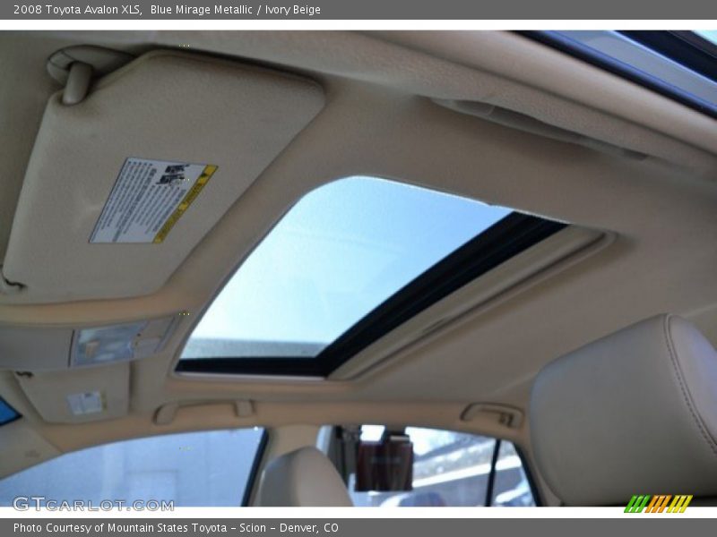 Blue Mirage Metallic / Ivory Beige 2008 Toyota Avalon XLS