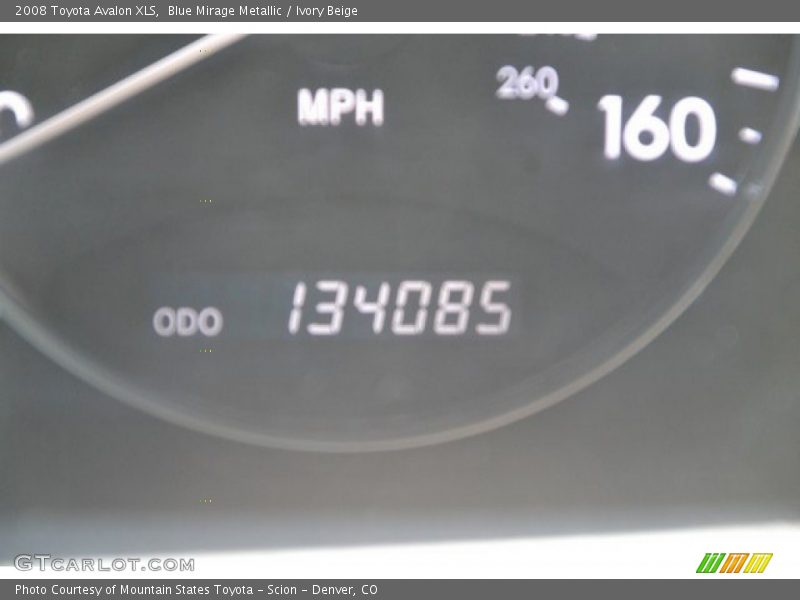 Blue Mirage Metallic / Ivory Beige 2008 Toyota Avalon XLS