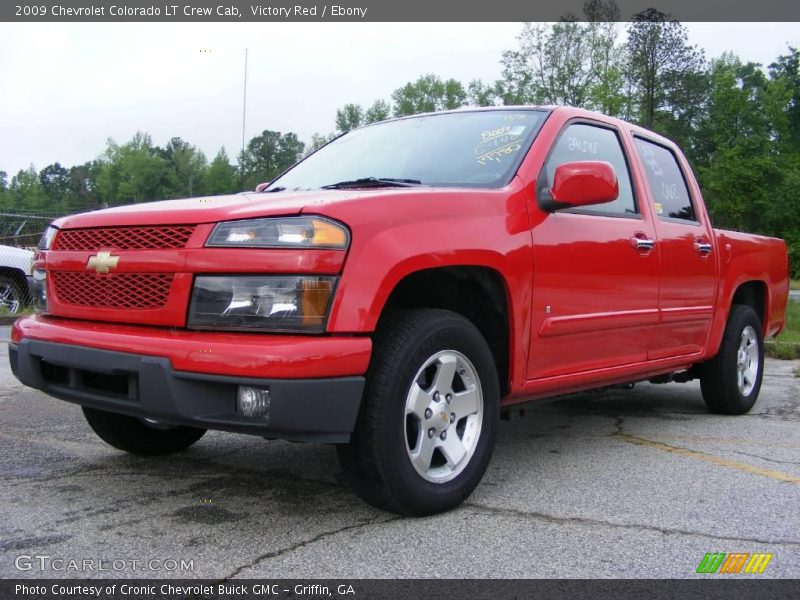 Victory Red / Ebony 2009 Chevrolet Colorado LT Crew Cab