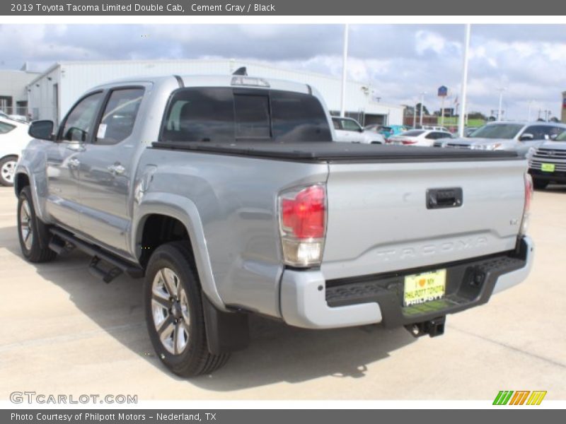 Cement Gray / Black 2019 Toyota Tacoma Limited Double Cab