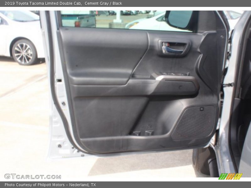 Cement Gray / Black 2019 Toyota Tacoma Limited Double Cab