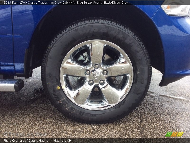 Blue Streak Pearl / Black/Diesel Gray 2019 Ram 1500 Classic Tradesman Crew Cab 4x4