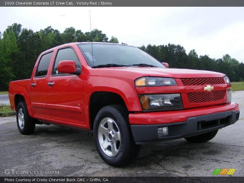 Victory Red / Ebony 2009 Chevrolet Colorado LT Crew Cab