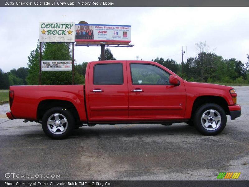 Victory Red / Ebony 2009 Chevrolet Colorado LT Crew Cab