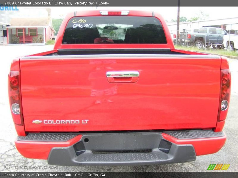 Victory Red / Ebony 2009 Chevrolet Colorado LT Crew Cab