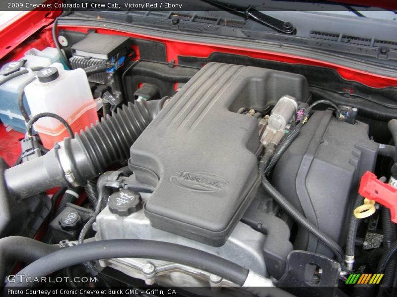 Victory Red / Ebony 2009 Chevrolet Colorado LT Crew Cab