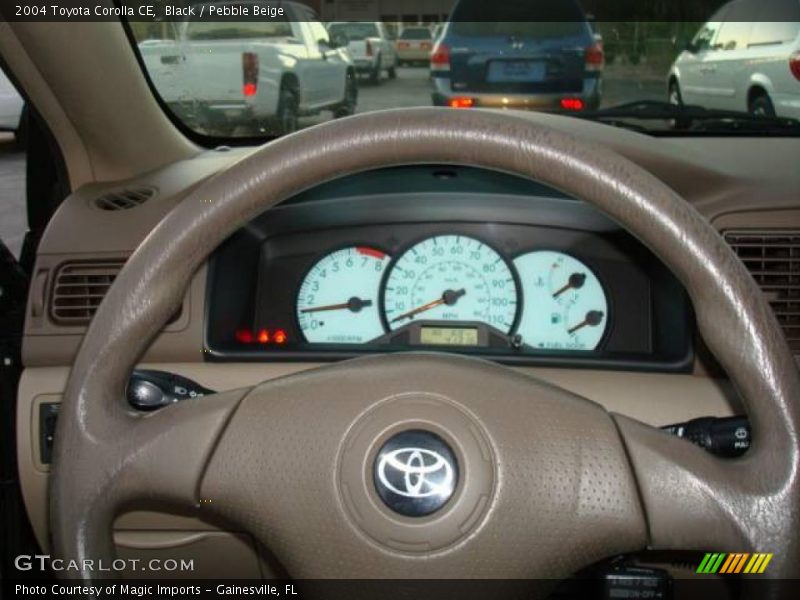 Black / Pebble Beige 2004 Toyota Corolla CE