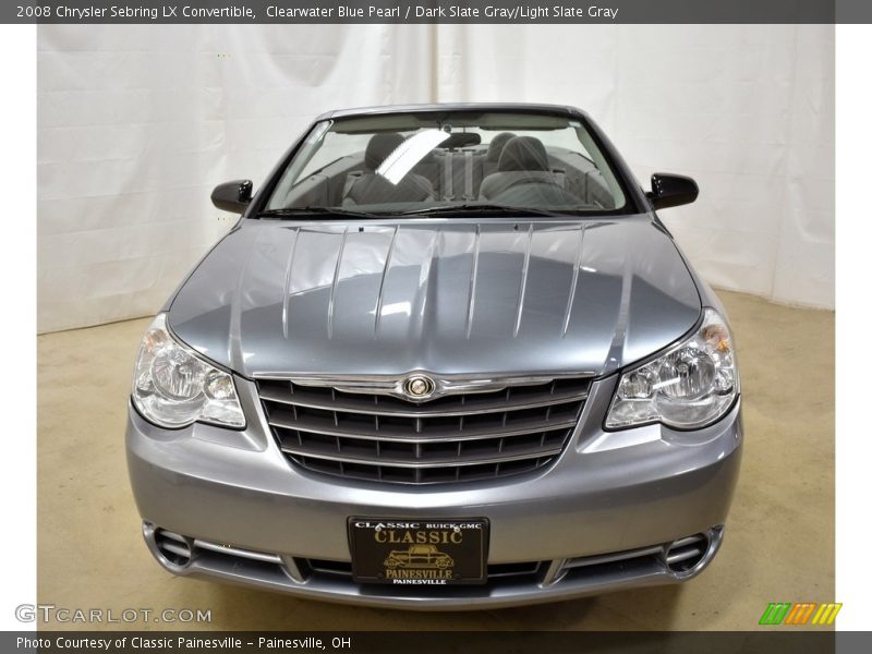 Clearwater Blue Pearl / Dark Slate Gray/Light Slate Gray 2008 Chrysler Sebring LX Convertible