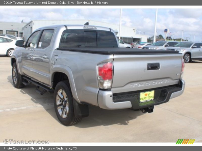 Silver Sky Metallic / Hickory 2019 Toyota Tacoma Limited Double Cab