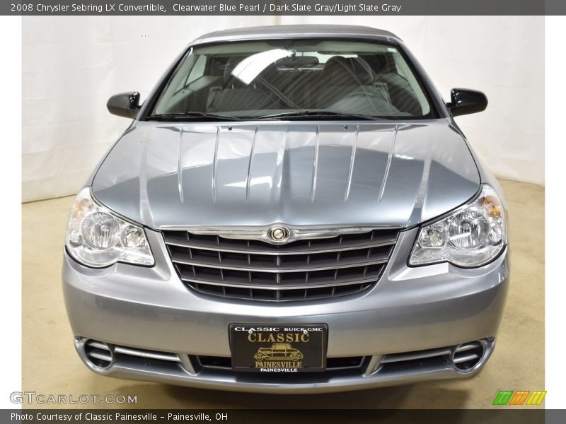 Clearwater Blue Pearl / Dark Slate Gray/Light Slate Gray 2008 Chrysler Sebring LX Convertible