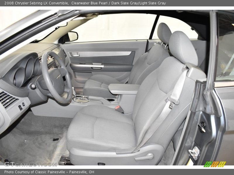 Clearwater Blue Pearl / Dark Slate Gray/Light Slate Gray 2008 Chrysler Sebring LX Convertible