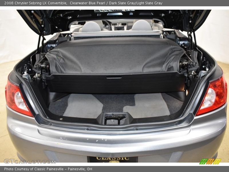 Clearwater Blue Pearl / Dark Slate Gray/Light Slate Gray 2008 Chrysler Sebring LX Convertible