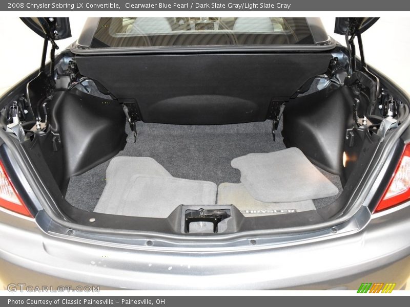 Clearwater Blue Pearl / Dark Slate Gray/Light Slate Gray 2008 Chrysler Sebring LX Convertible