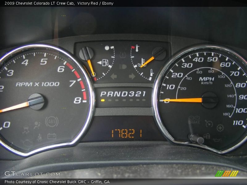 Victory Red / Ebony 2009 Chevrolet Colorado LT Crew Cab