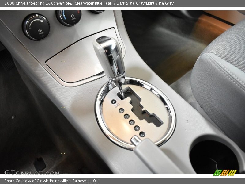 Clearwater Blue Pearl / Dark Slate Gray/Light Slate Gray 2008 Chrysler Sebring LX Convertible