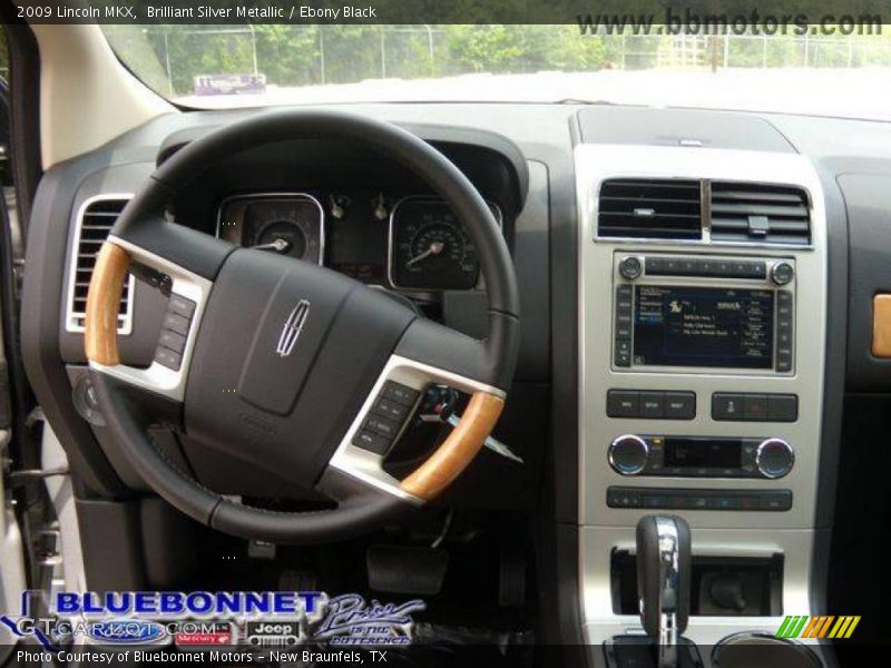 Brilliant Silver Metallic / Ebony Black 2009 Lincoln MKX