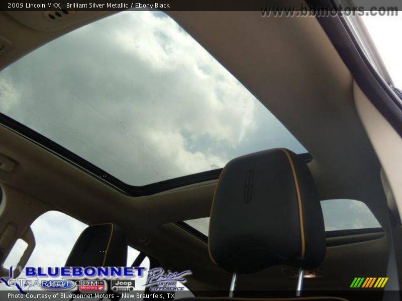 Brilliant Silver Metallic / Ebony Black 2009 Lincoln MKX