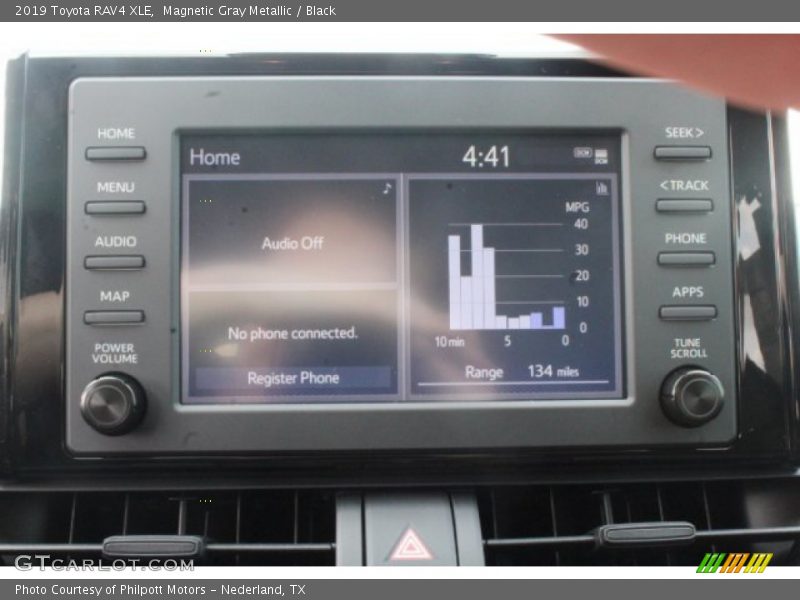 Magnetic Gray Metallic / Black 2019 Toyota RAV4 XLE