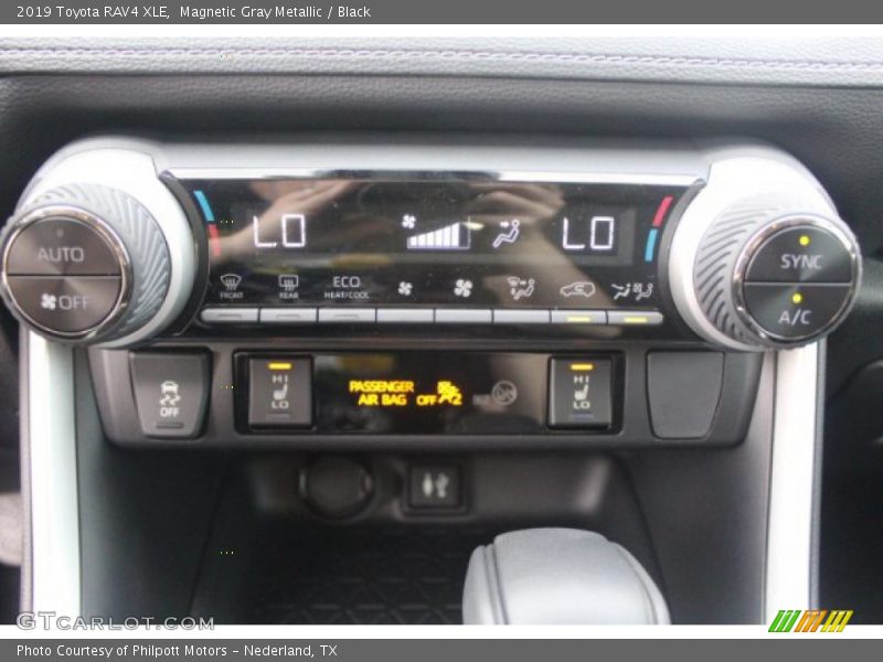 Magnetic Gray Metallic / Black 2019 Toyota RAV4 XLE