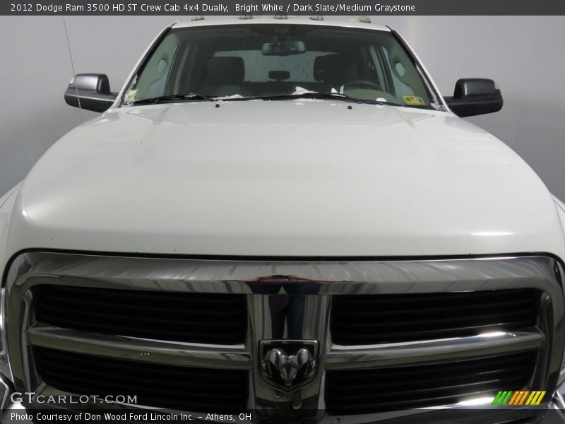Bright White / Dark Slate/Medium Graystone 2012 Dodge Ram 3500 HD ST Crew Cab 4x4 Dually