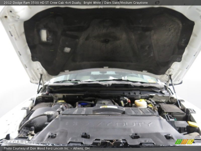 Bright White / Dark Slate/Medium Graystone 2012 Dodge Ram 3500 HD ST Crew Cab 4x4 Dually