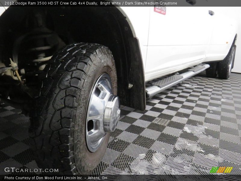 Bright White / Dark Slate/Medium Graystone 2012 Dodge Ram 3500 HD ST Crew Cab 4x4 Dually