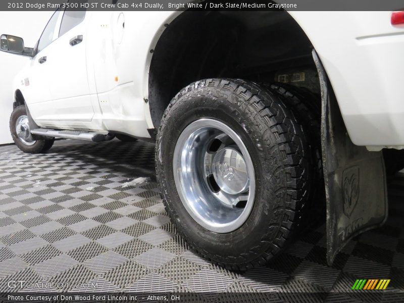 Bright White / Dark Slate/Medium Graystone 2012 Dodge Ram 3500 HD ST Crew Cab 4x4 Dually