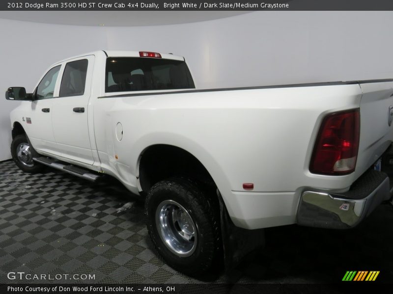 Bright White / Dark Slate/Medium Graystone 2012 Dodge Ram 3500 HD ST Crew Cab 4x4 Dually