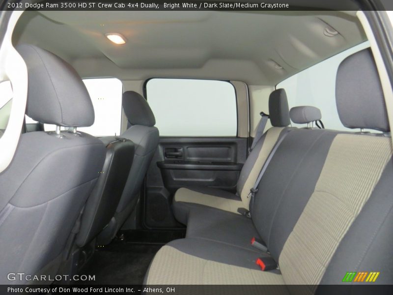 Bright White / Dark Slate/Medium Graystone 2012 Dodge Ram 3500 HD ST Crew Cab 4x4 Dually