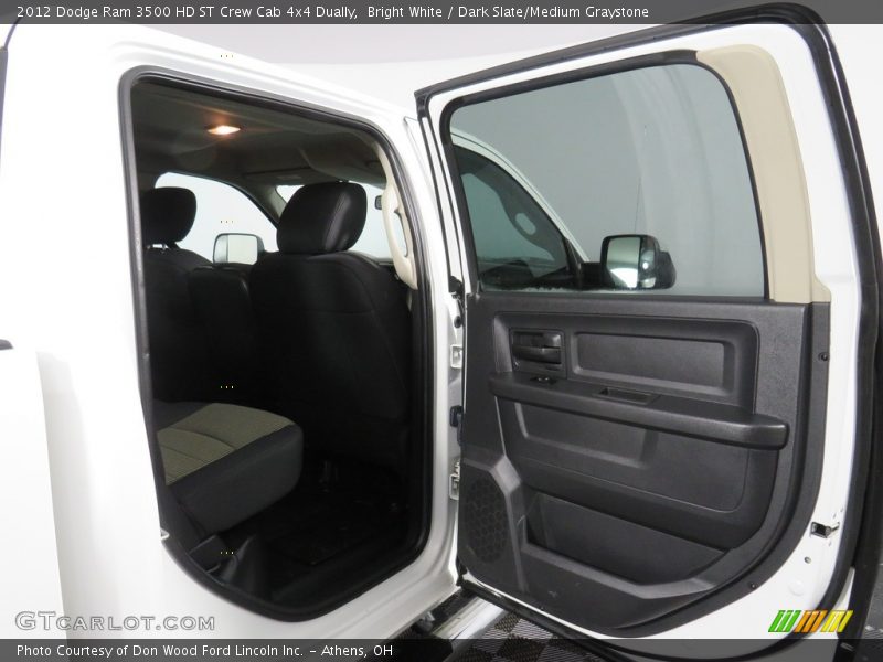 Bright White / Dark Slate/Medium Graystone 2012 Dodge Ram 3500 HD ST Crew Cab 4x4 Dually