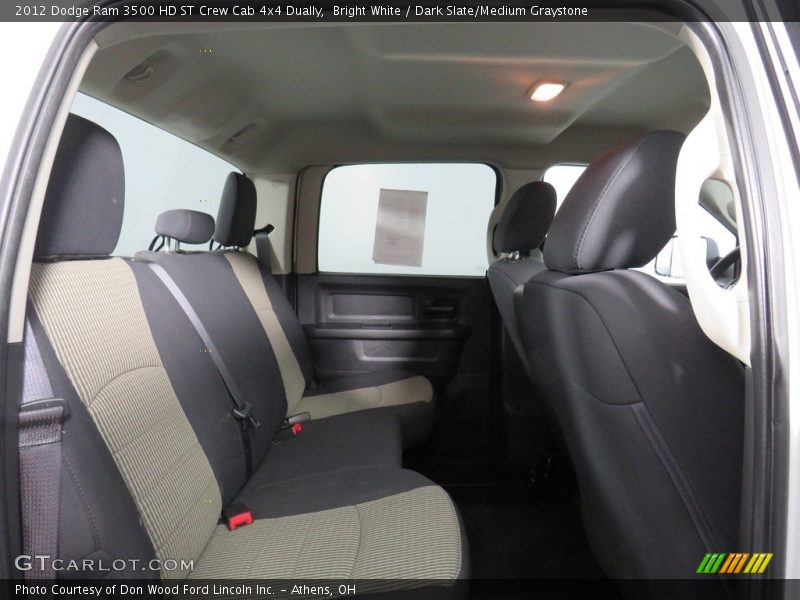 Bright White / Dark Slate/Medium Graystone 2012 Dodge Ram 3500 HD ST Crew Cab 4x4 Dually