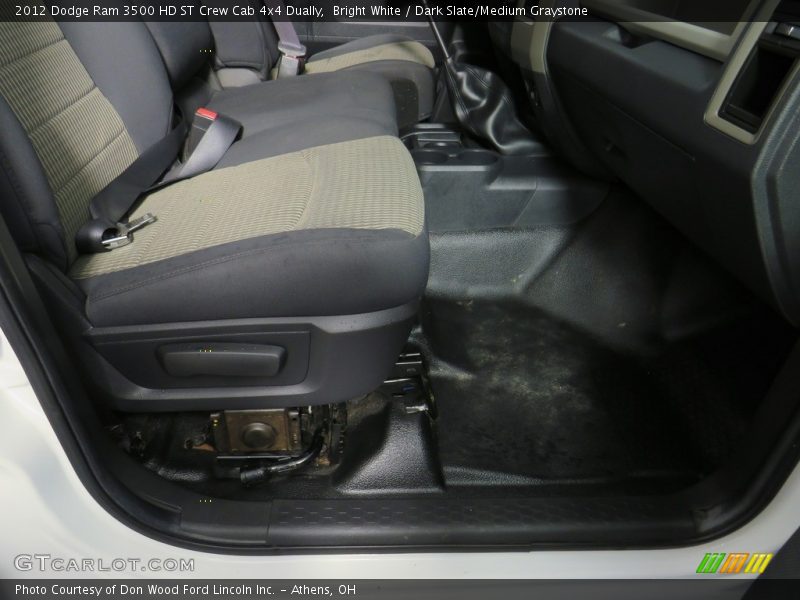 Bright White / Dark Slate/Medium Graystone 2012 Dodge Ram 3500 HD ST Crew Cab 4x4 Dually