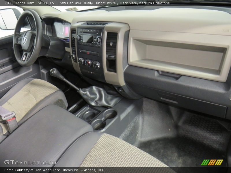 Bright White / Dark Slate/Medium Graystone 2012 Dodge Ram 3500 HD ST Crew Cab 4x4 Dually