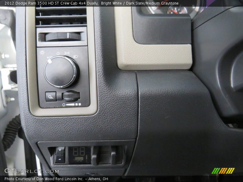 Bright White / Dark Slate/Medium Graystone 2012 Dodge Ram 3500 HD ST Crew Cab 4x4 Dually