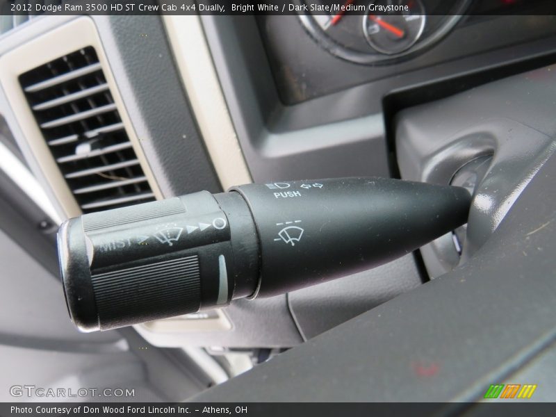 Bright White / Dark Slate/Medium Graystone 2012 Dodge Ram 3500 HD ST Crew Cab 4x4 Dually