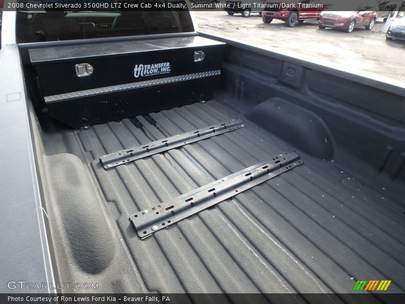 Summit White / Light Titanium/Dark Titanium 2008 Chevrolet Silverado 3500HD LTZ Crew Cab 4x4 Dually