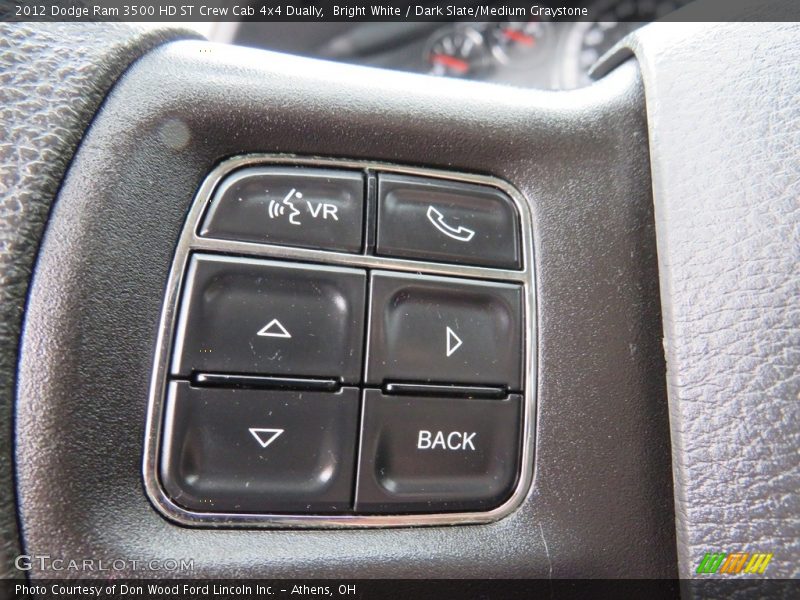 Bright White / Dark Slate/Medium Graystone 2012 Dodge Ram 3500 HD ST Crew Cab 4x4 Dually