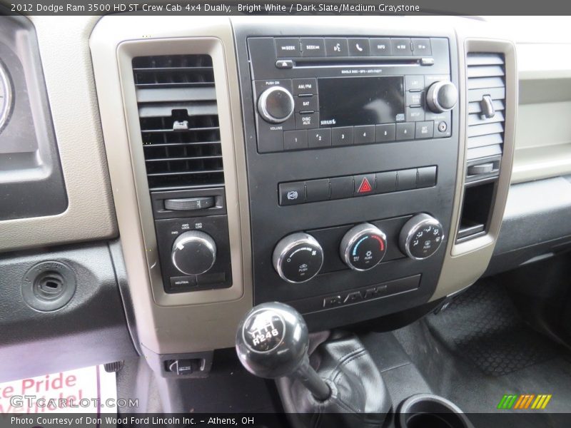 Bright White / Dark Slate/Medium Graystone 2012 Dodge Ram 3500 HD ST Crew Cab 4x4 Dually