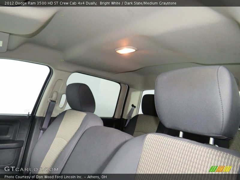 Bright White / Dark Slate/Medium Graystone 2012 Dodge Ram 3500 HD ST Crew Cab 4x4 Dually