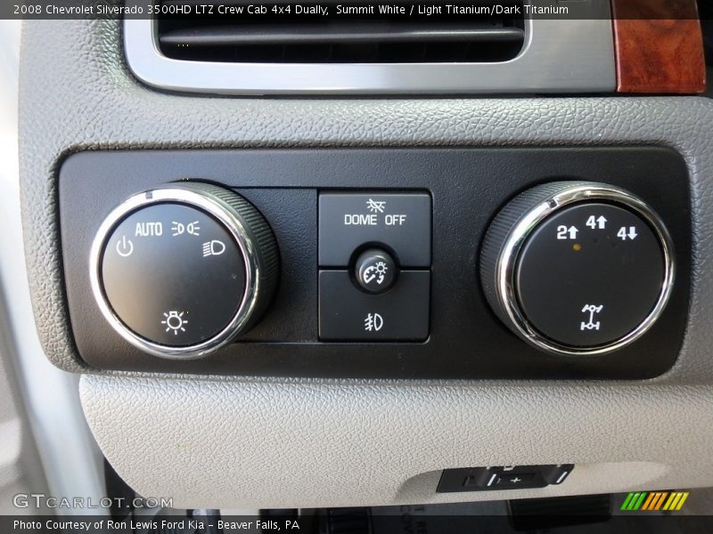 Summit White / Light Titanium/Dark Titanium 2008 Chevrolet Silverado 3500HD LTZ Crew Cab 4x4 Dually