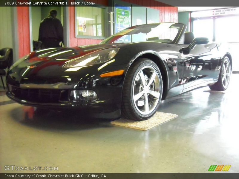 Black / Ebony 2009 Chevrolet Corvette Convertible