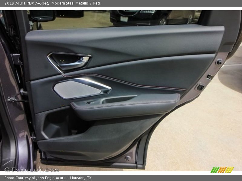 Modern Steel Metallic / Red 2019 Acura RDX A-Spec