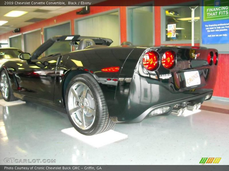 Black / Ebony 2009 Chevrolet Corvette Convertible