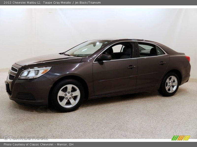 Taupe Gray Metallic / Jet Black/Titanium 2013 Chevrolet Malibu LS